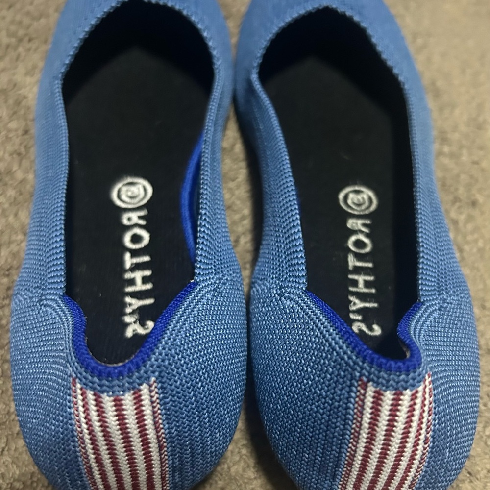 Rothy's Vibrant Blue flats size 10 - Picture 3 of 5